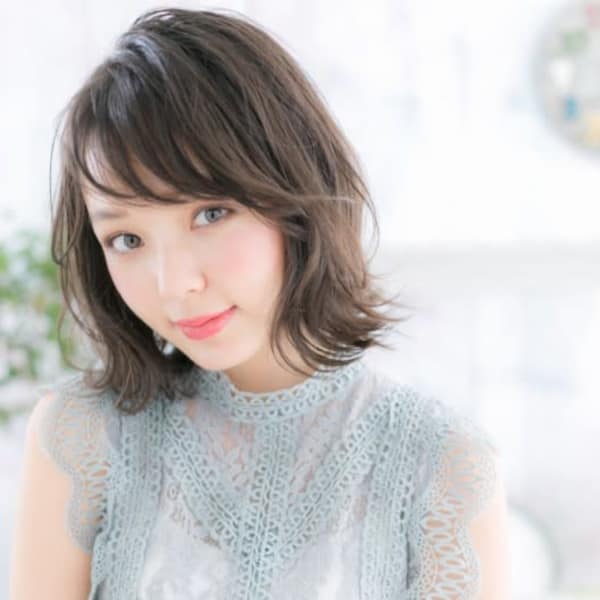 オススメ順 フェミニン ボブ ミディアムの髪型 ヘアスタイル 楽天ビューティ