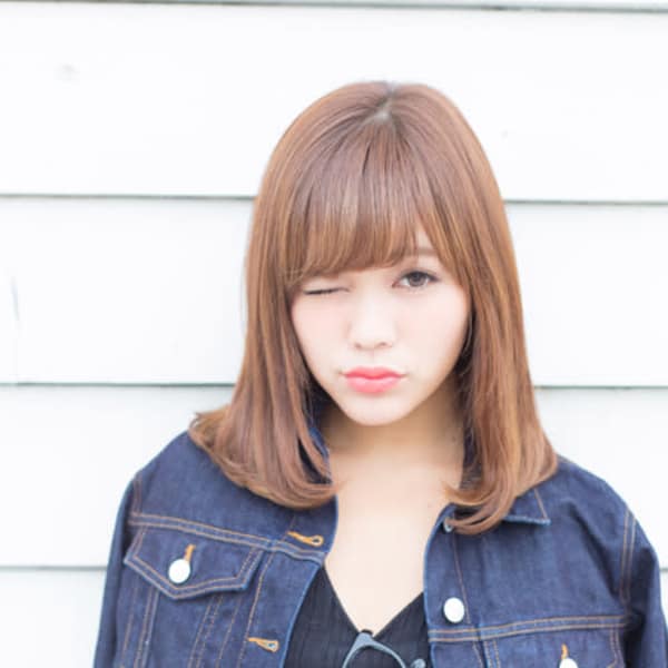 大人 可愛いナチュラルフェミニン ストレート