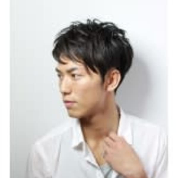 【カット】ツーブロックショート