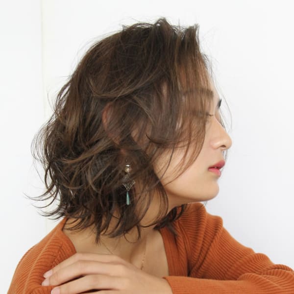 【5ページ目 オススメ順】パーマ/クール/ミディアムの髪型・ヘアスタイル 楽天ビューティ