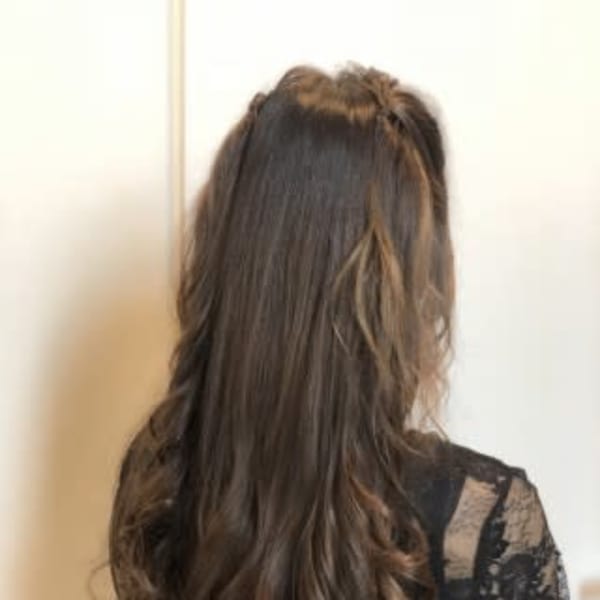 ピン1本で出来る簡単アレンジ☆