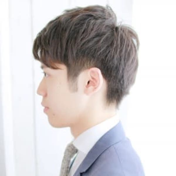 メンズナチュラルショートヘアー