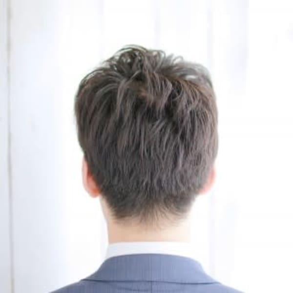 メンズナチュラルショートヘアー