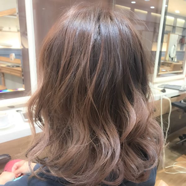 グラデーションカラー☆ラベンダーアッシュ