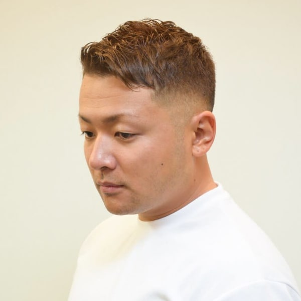刈りたい頭 マイルドなバーバーフェードスタイル