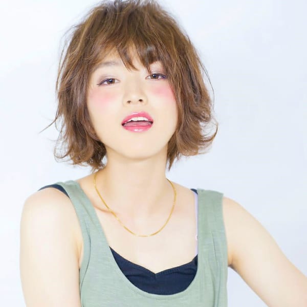 エアリーカール×マッシュショート×エアリーショート|Tailwind