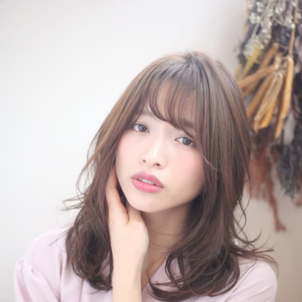 ワンカール外はねナチュラルカールセミディ♪