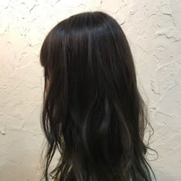 【flor 戸塚】*フェザーロング+カーキグラデーション*