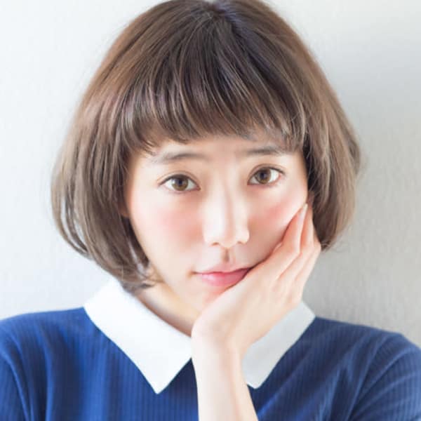 ナチュラルフェミニン愛されボブ