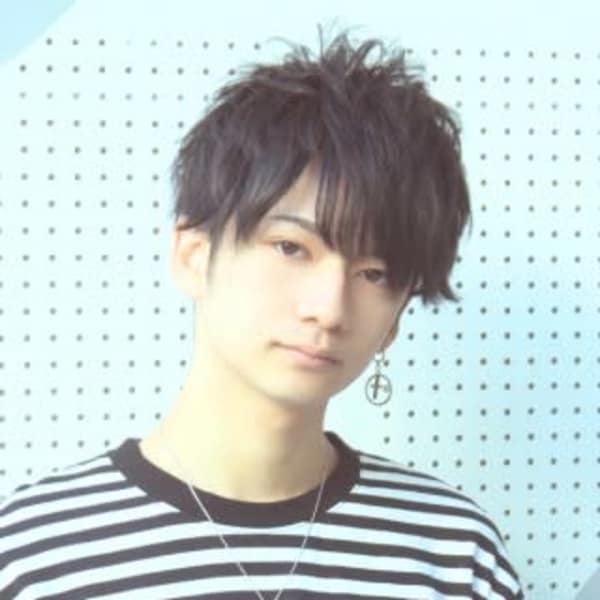 【ヘアジュレドゥ 花井】外ハネの束感ミディアムメンズヘア