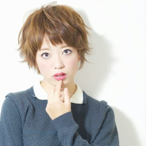 エアリーカール×マッシュショート×エアリーショート|Tailwind