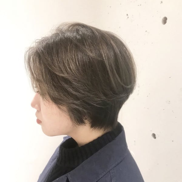 ショートのグラデーションカラー