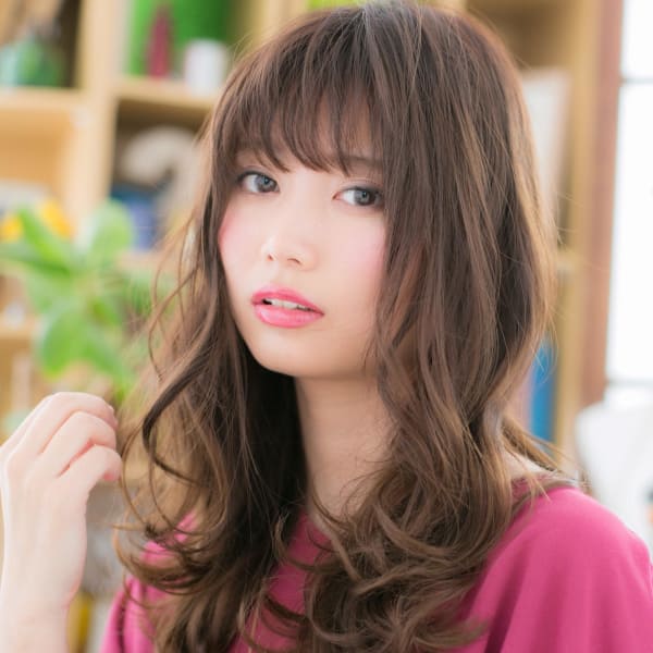 外国人風！小顔ラグジュアリーロング