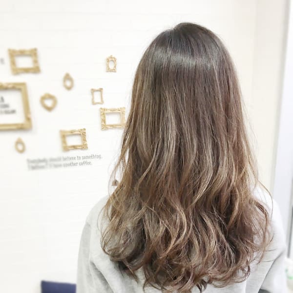 傷まない艶カラー★1カラーで出来る「ホワイトシルージュ」