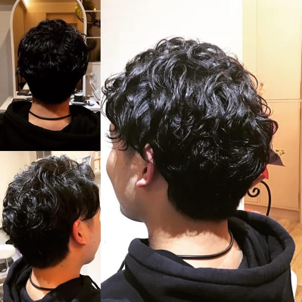 メンズ✂︎パーマスタイル|Lights hair