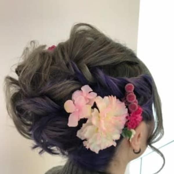 オススメ順 10代 ストリート アップ グラデーションカラーの髪型 ヘアスタイル 楽天ビューティ