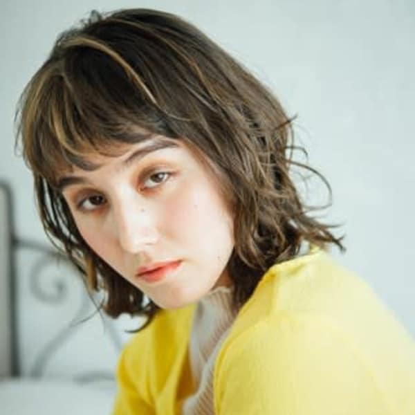 オススメ順 パーマ ウルフ ミディアムの髪型 ヘアスタイル 楽天ビューティ