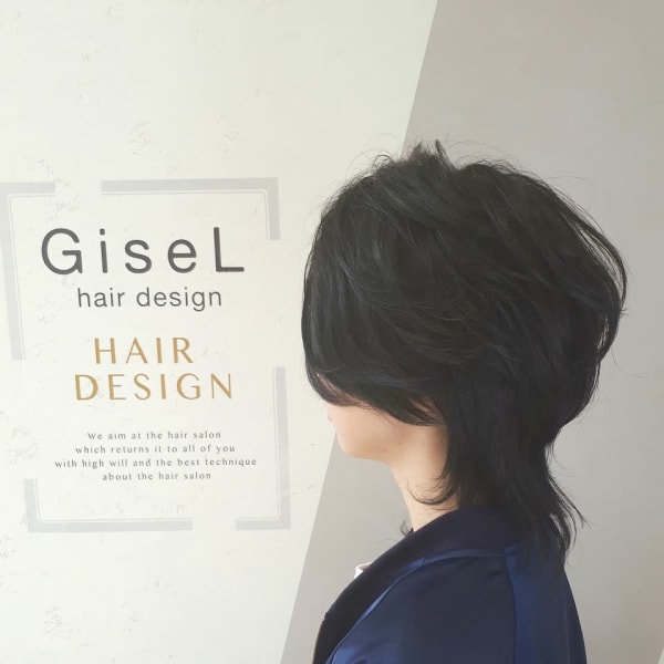 【GiseL】ブルーブラック×モードウルフ