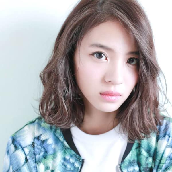 【オススメ順】40代/パーマ/ナチュラル/セミロングの髪型・ヘアスタイル 楽天ビューティ
