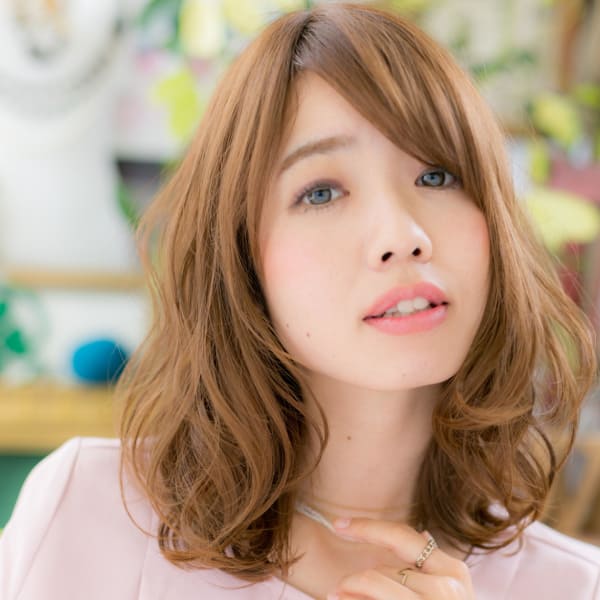 愛され☆彡くせ毛風小顔パーマ