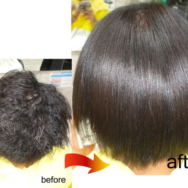 【縮毛矯正】強いクセ毛・髪が多い|縮毛矯正専門店 Make's CATTLEYA　メイクスカトレア