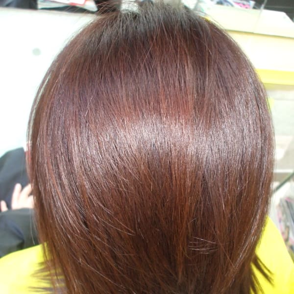 【縮毛矯正】細毛 多い クセ強い パサつき カラー