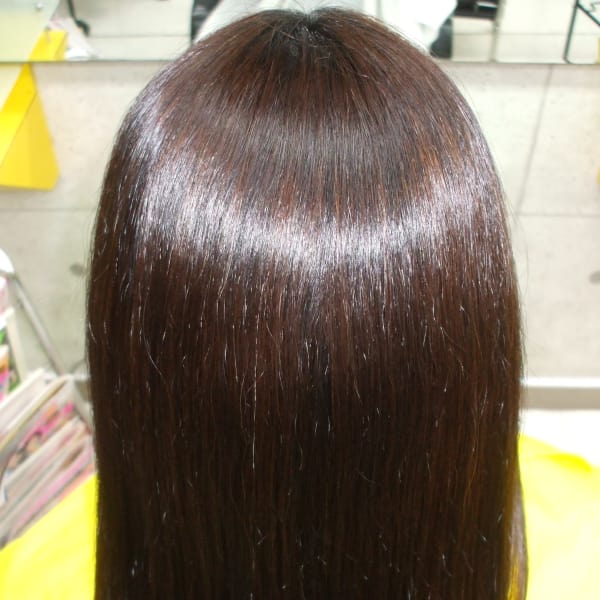 【縮毛矯正】カラーで痛んだ髪　細毛　乾燥　ヘッドスパ|縮毛矯正専門店 Make's CATTLEYA　メイクスカトレア