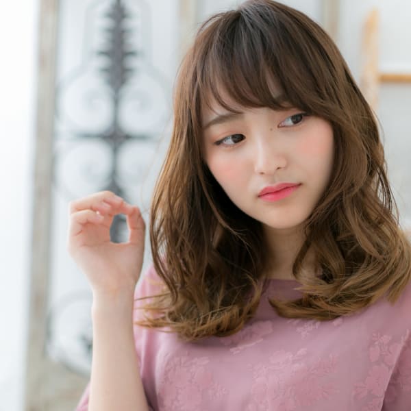 耳かけも◎外国人風♪小顔くびれカール エアリーカール