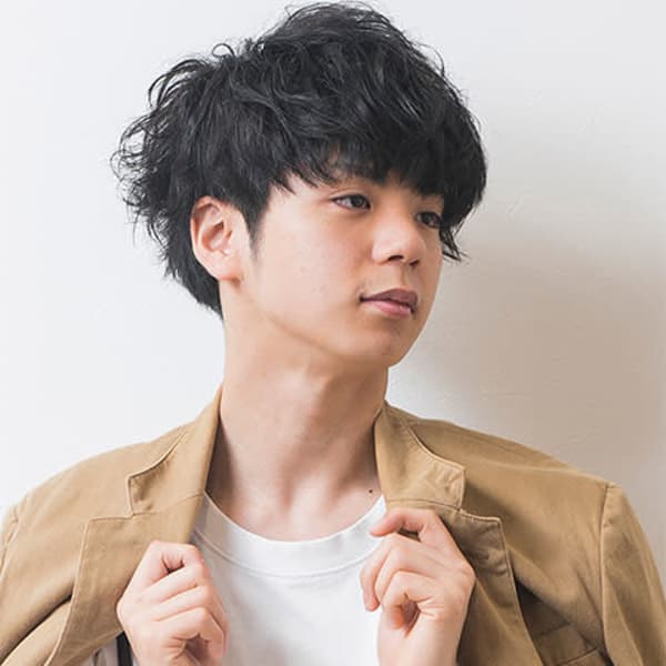 癖毛風★マッシュ