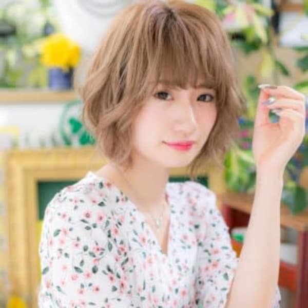 ショートでも◎外国人風ふんわりパーマ エアリーボブ