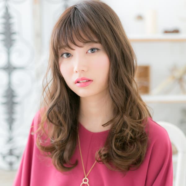 外国人風！小顔ラグジュアリーロング