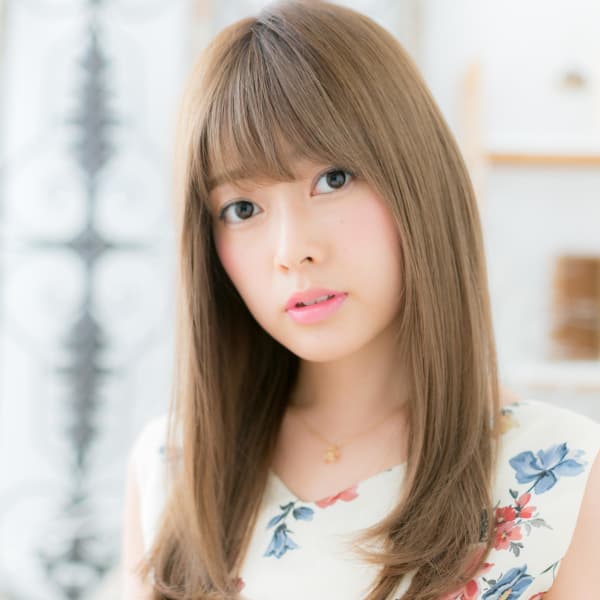 耳かけも◎憧れ☆やわらかツヤロング フェミニンストレート