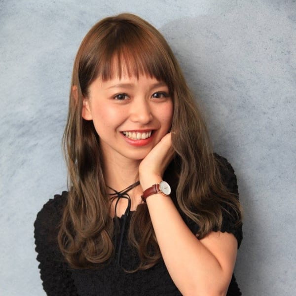 小顔★アシメ★透明感 やわらかニュアンスロング