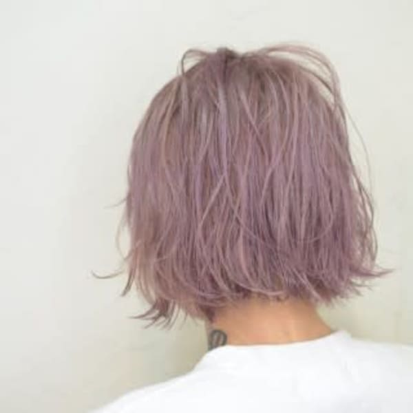 【reir下北沢】*ミニマムボブ+ペールピンク*