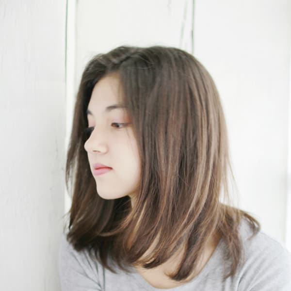 20代・30代・40代　かきあげシアーロング