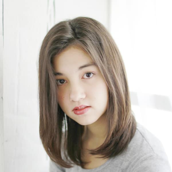 20代・30代・40代　かきあげシアーロング