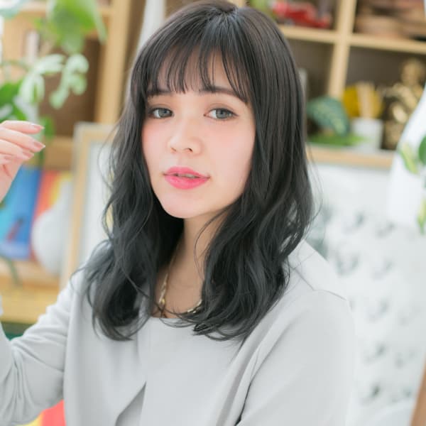 重軽MIX◎黒髪くせ毛風カール エアリーカール