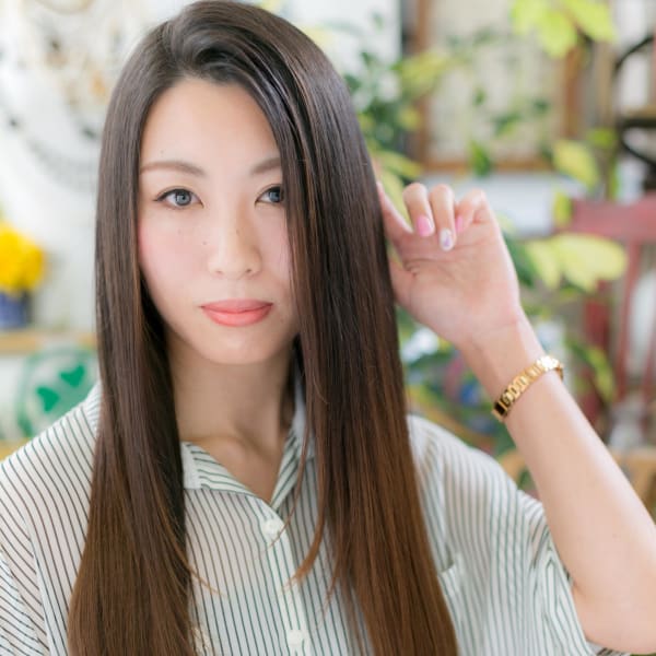 グラデーションカラー小顔ロング エレガントロング