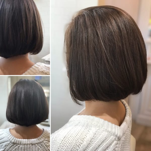 大人女子必見！！グレージュボブ✂