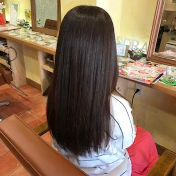 ダメージ無しのストレートパーマ|そら Natural Hair design