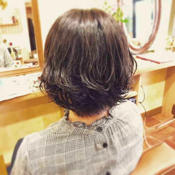 クセ毛を生かしたパーマへ|そら Natural Hair design