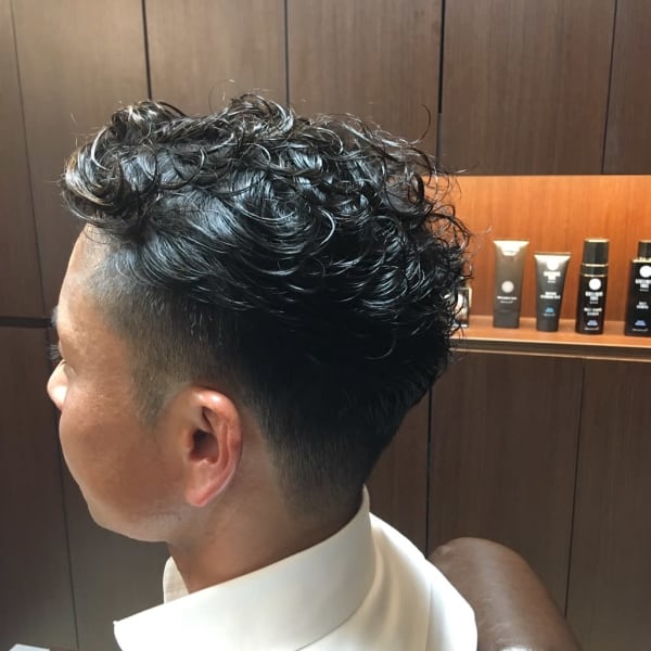 【ビジネスショート】フェード×パーマ
