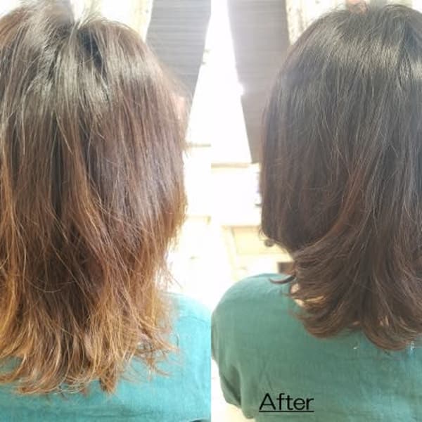 ザクロの白髪染め【ザクロペインター】をされたお客様