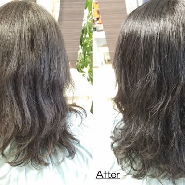 ザクロの白髪染め【ザクロペインター】をされたお客様