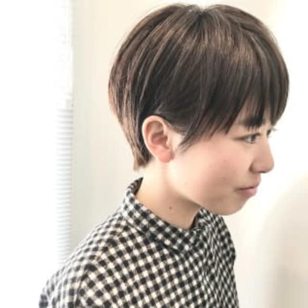 大人可愛いベリーショート