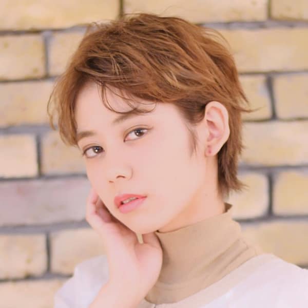 【COLO吉祥寺】小顔透明感センターパートミニショート