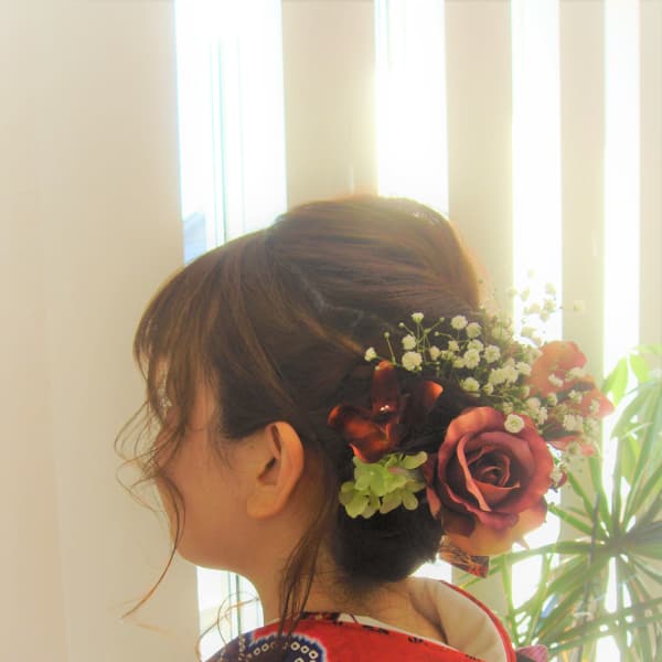 成人式アップ|BEGINS HAIR KOBE