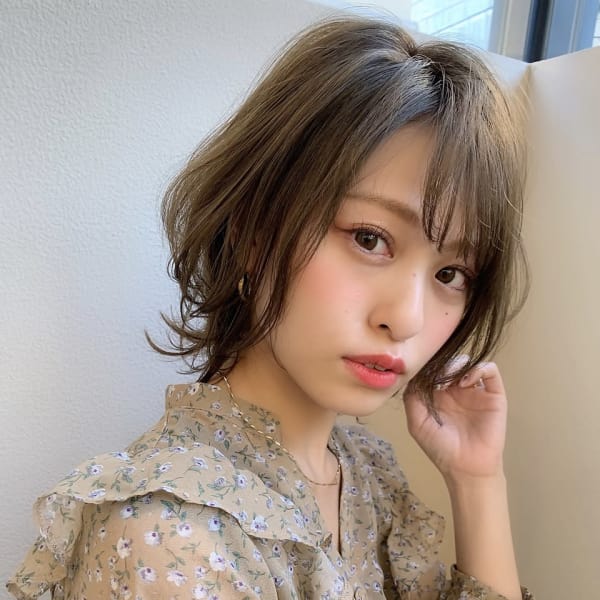 【添田】大人かわいいショートボブひし形ヘルシーレイヤー