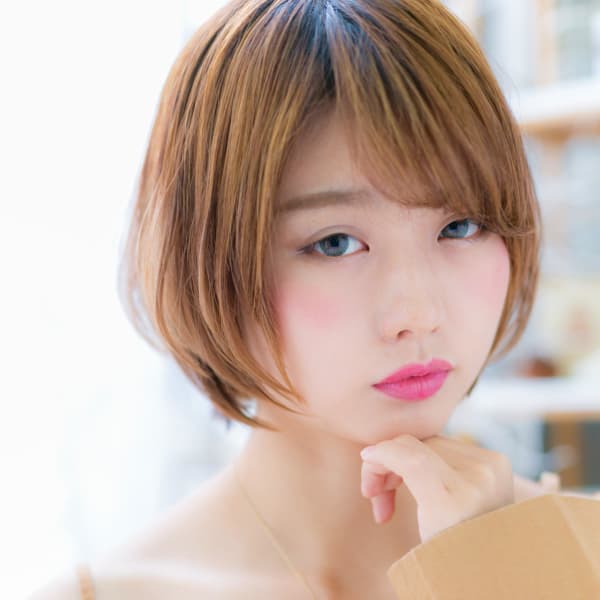 悩み解決!愛されアシンメトリーショート エアリーカール