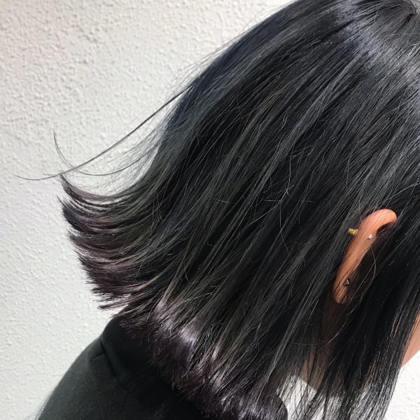 裾カラー イルミナMIX【Ash元住吉店ヘアスタイル】